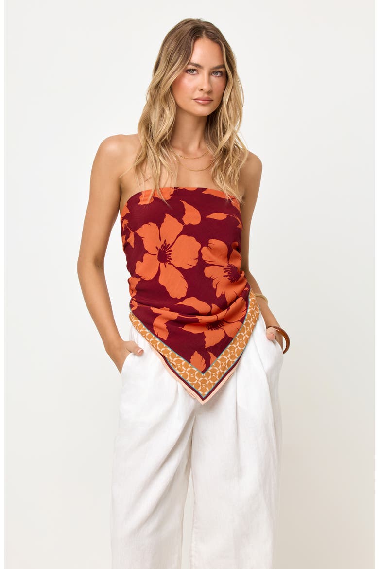 Momi Scarf, Alternate, color, COCOBOLO