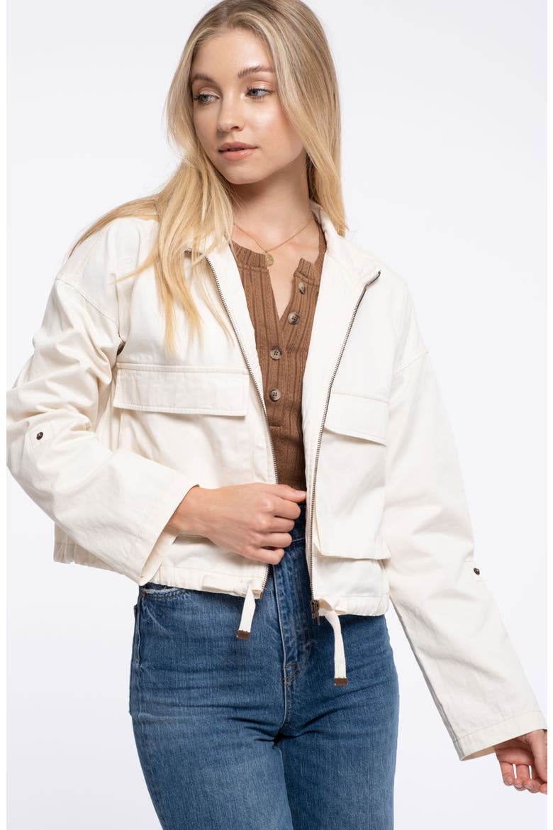 Oversized Utility Jacket, Alternate, color, IVORY