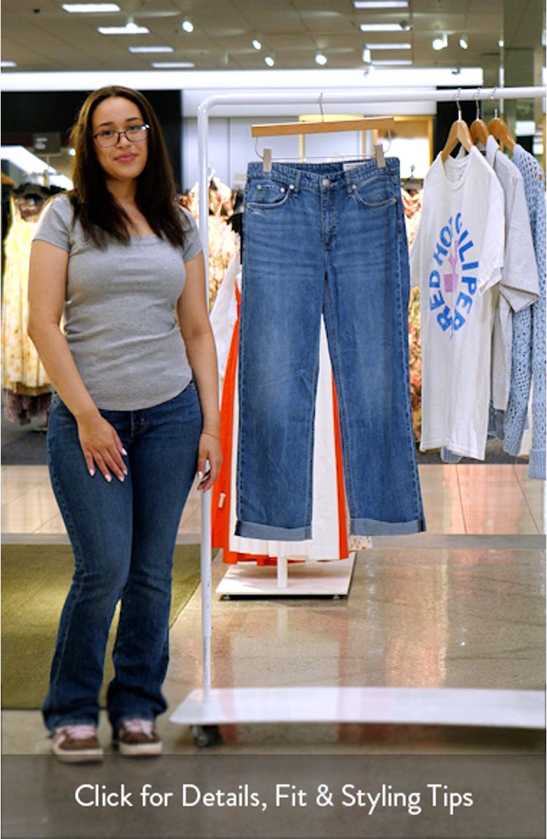 Featherweight Dre Low Rise Baggy Boyfriend Jeans, sales video thumbnail