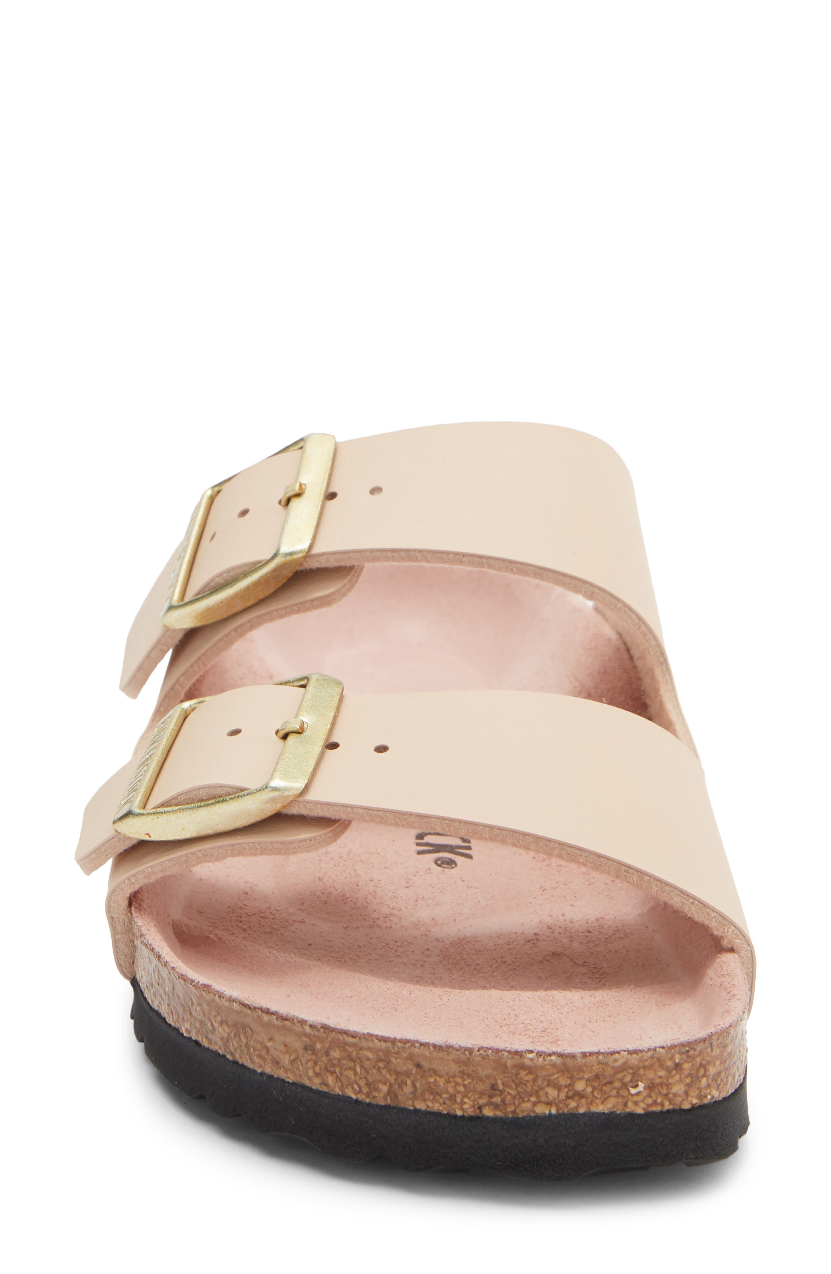 Birkenstock Arizona Triples Slide Sandal, Alternate, color, New Beige Pink