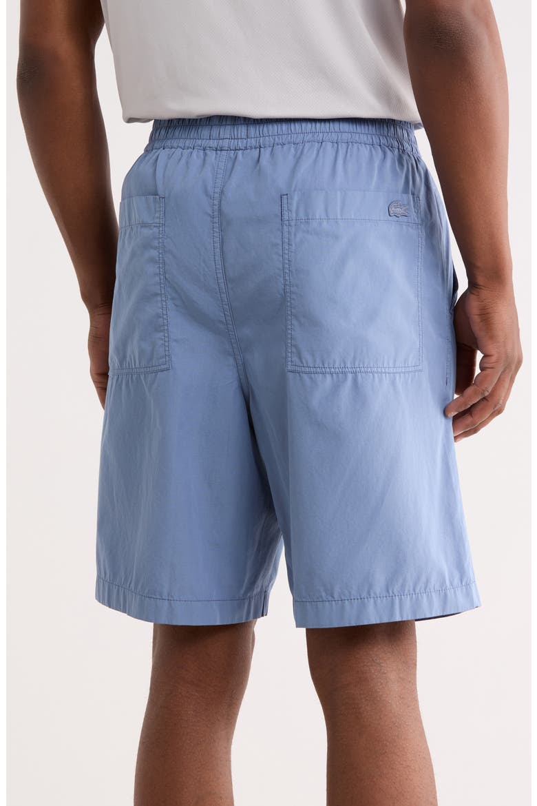 Relaxed Fit Washed Effect Organic Cotton Shorts, Alternate, color, STONEWASH