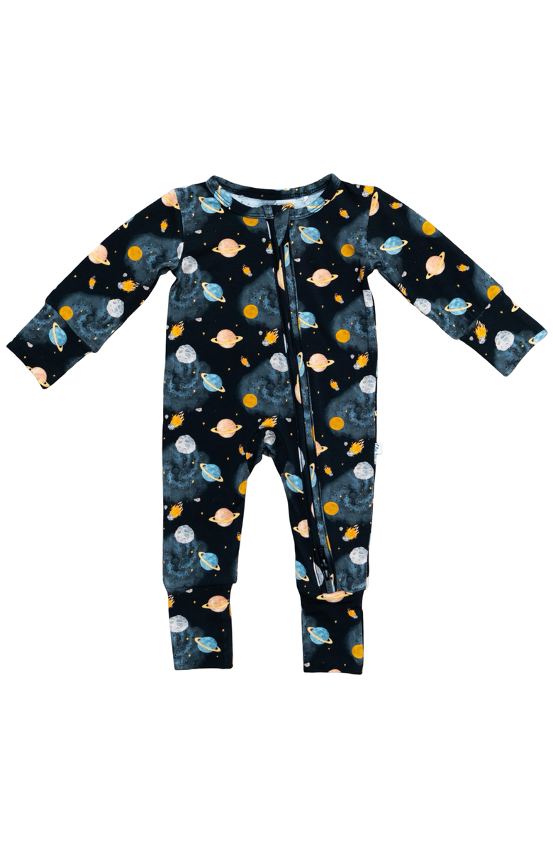 Laree + Co Thain Convertible Footie, Main, color, Navy