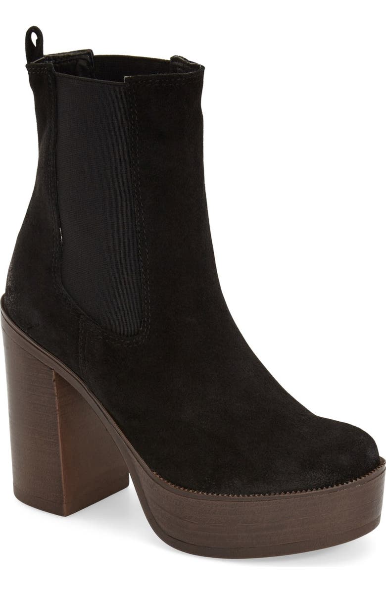 Topshop 'Holly 70s' Platform Boot, Main, color,