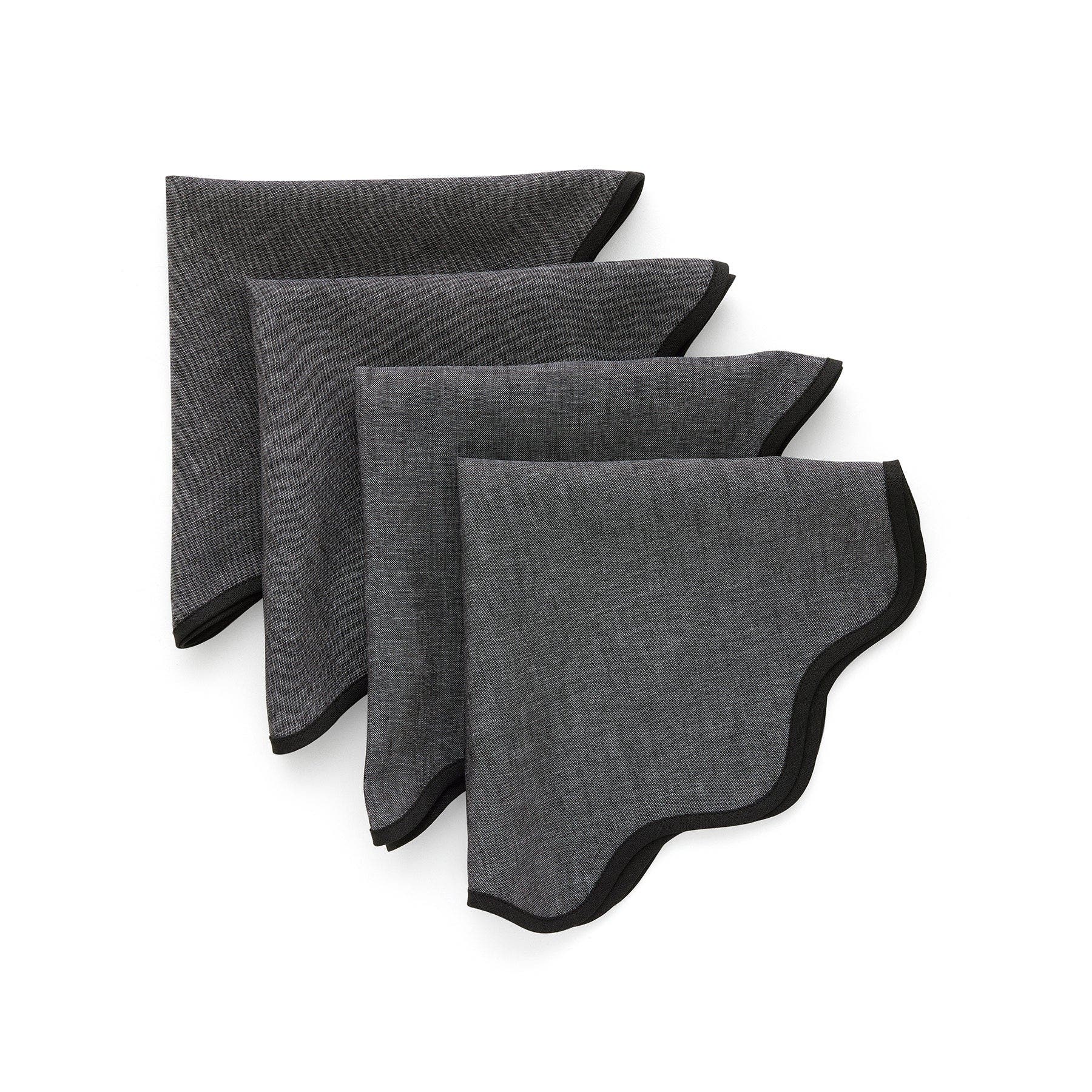 Black and Charcoal Grey