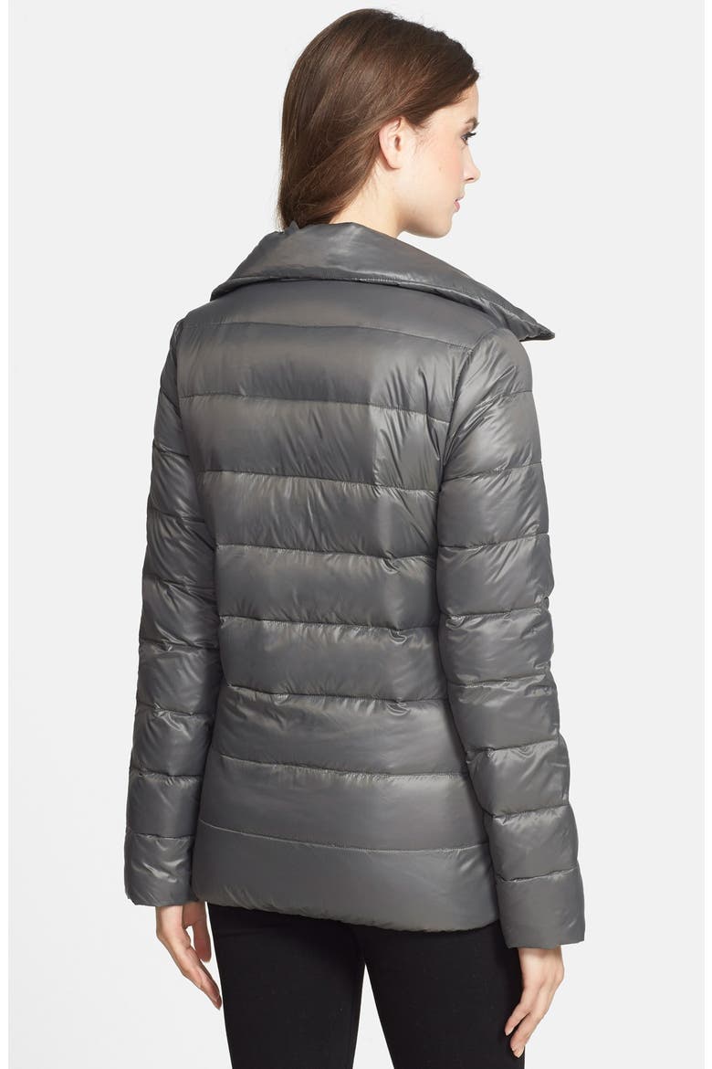 Packable Goose Down Puffer Coat, Alternate, color, SHADOW