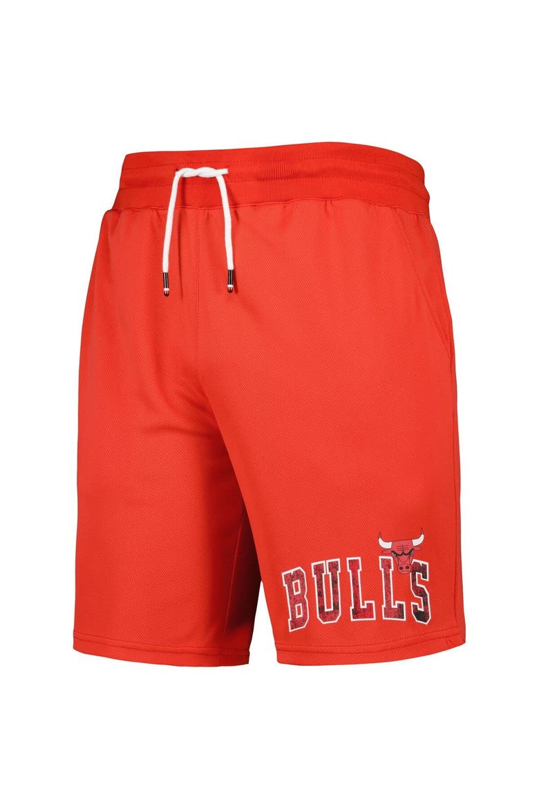 Men's Tommy Jeans Red Chicago Bulls Mike Mesh Basketball Shorts, Alternate, color, Red