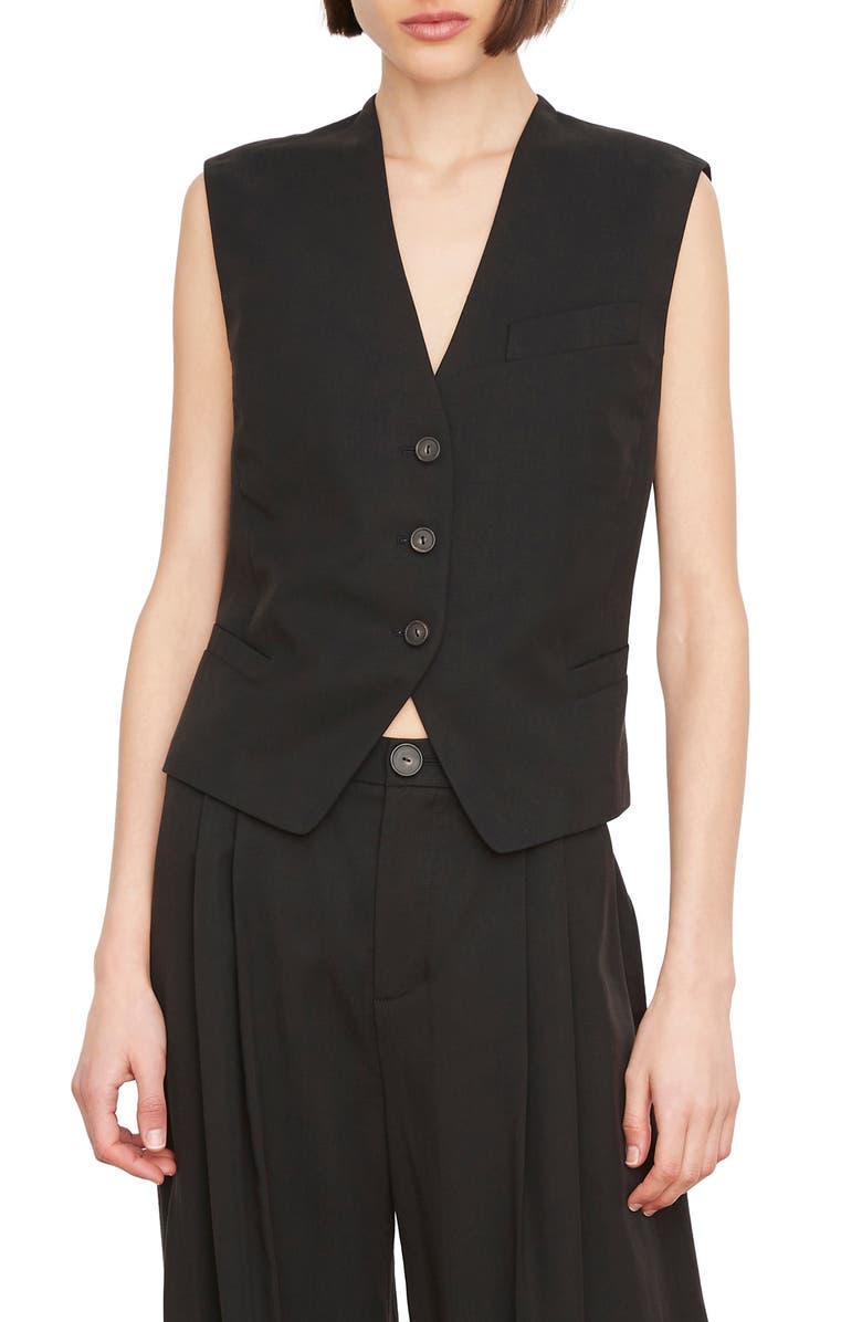 Vince Drapey Tencel<sup>®</sup> Lyocell Vest, Main, color, 