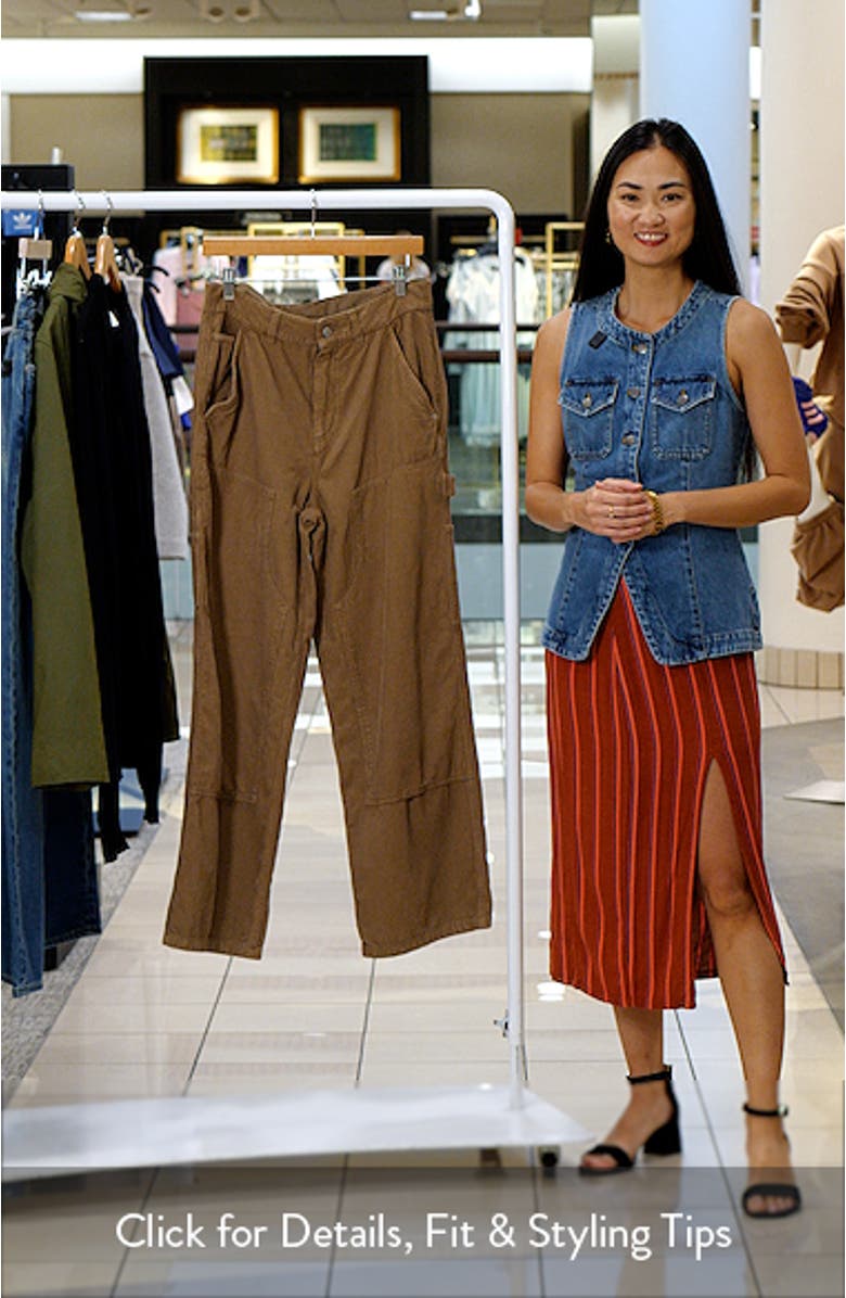 Dustan Cotton Corduroy Wide Leg Pants, sales video thumbnail