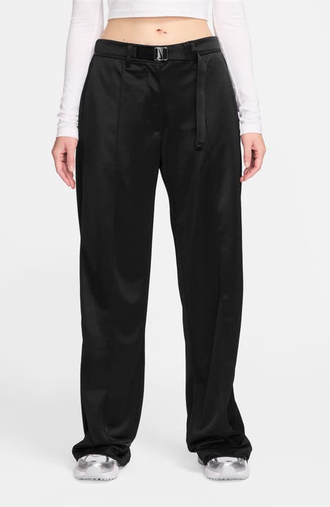 Belted Pintuck Pants
