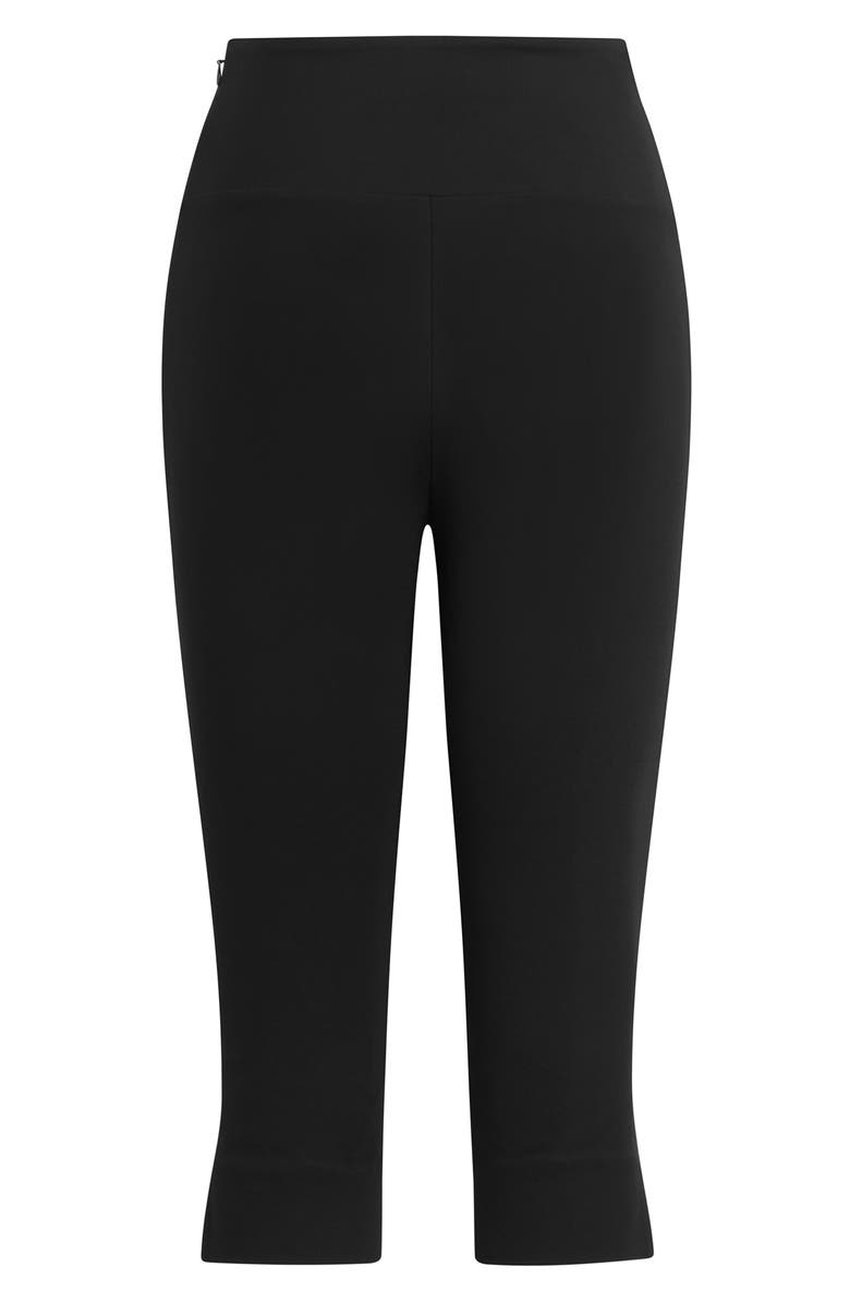 Favorite Daughter The Rizzo Pedal Pusher Slit Hem Capri Pants, Alternate, color, Black