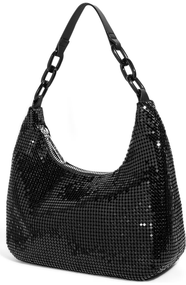 HOUSE OF WANT Newbie Metal Mesh Shoulder Bag, Alternate, color,