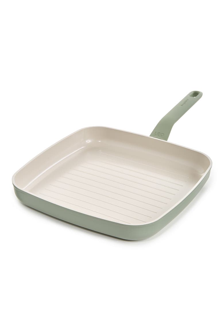 Leo Balance 11-Inch Square Grill Pan, Main, color, SAGE