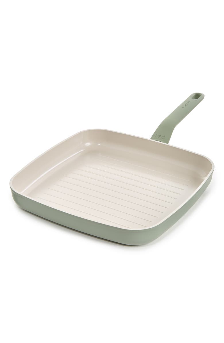 BergHOFF Leo Balance 11-Inch Square Grill Pan, Main, color, Sage