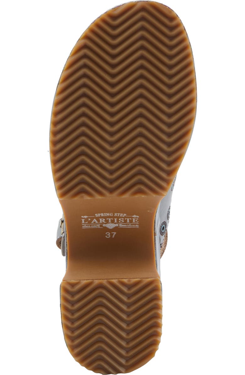 L
Artiste by Spring Step Stevienix Slingback Platform Sandal, Alternate, color, Denim Multi