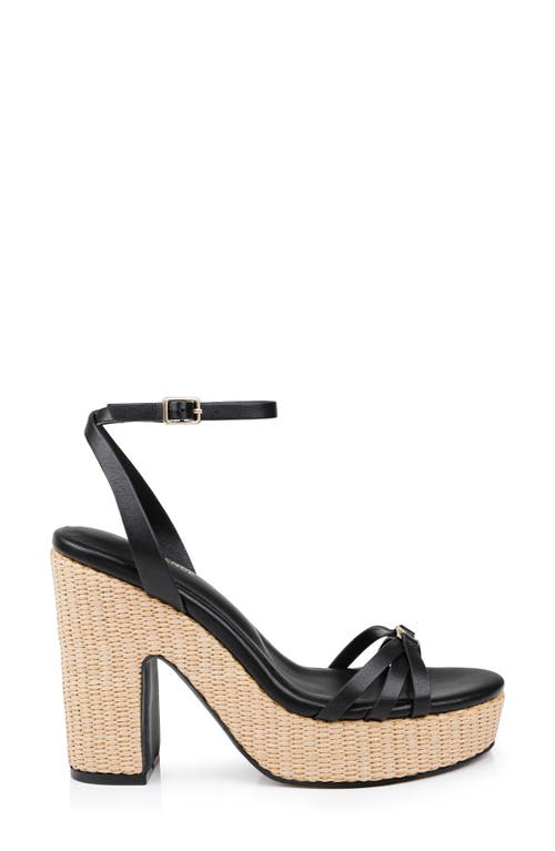 L AGENCE L'AGENCE GENEVRA ANKLE STRAP PLATFORM SANDAL