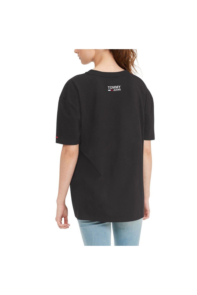 Women's Tommy Jeans Black Los Angeles Lakers Ashley V-Neck T-Shirt, Alternate, color, Black