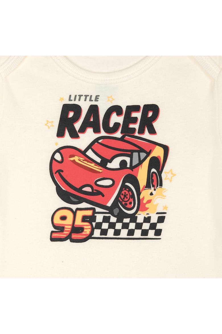 Pixar New Baby 3-piece Bodysuit Pants And Hat Set (baby), Alternate, color, McQueen Tusk Grey