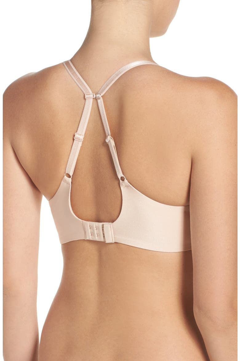 Modern Invisible Smooth Custom Fit Plunge Bra, Alternate, color, LIGHT NUDE