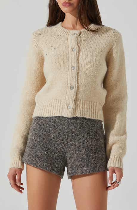 ASTR the Label Sigourney Embellished Cardigan