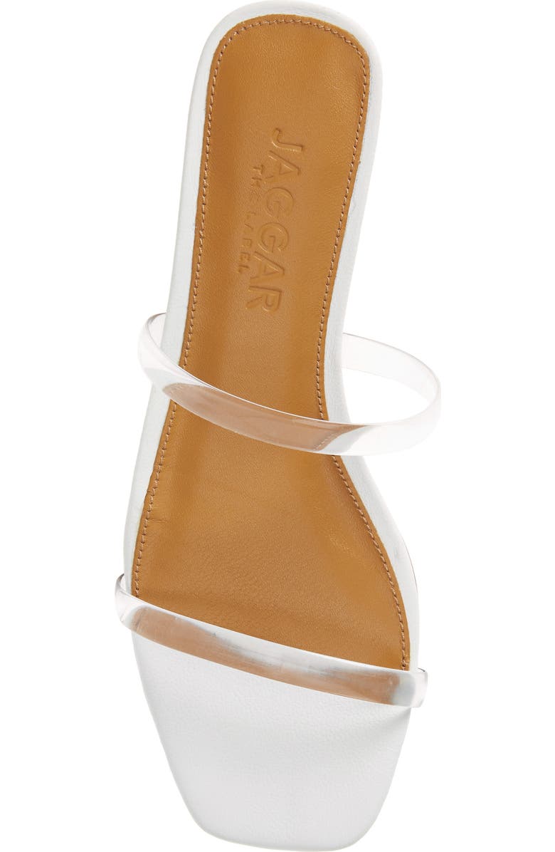 JAGGAR Transparent Strap Slide Sandal, Alternate, color,