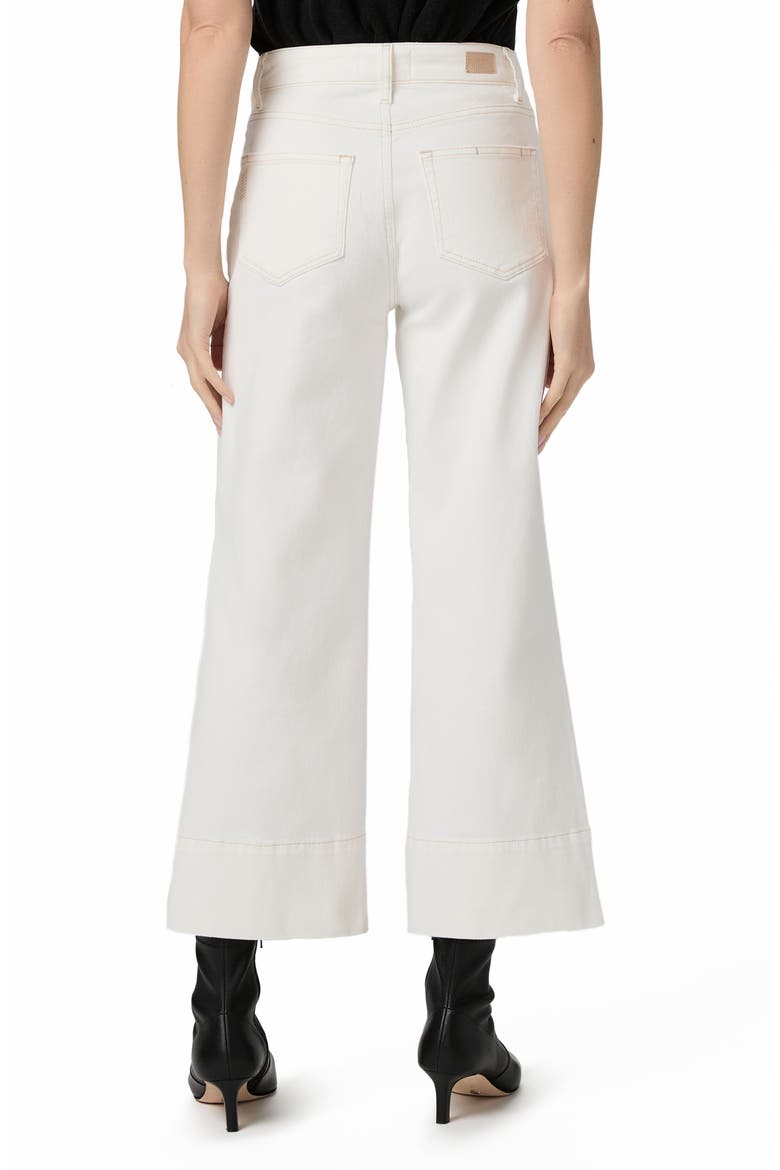 Anessa Patch Pocket Ankle Wide Leg Jeans, Alternate, color, TOASTED ECRU