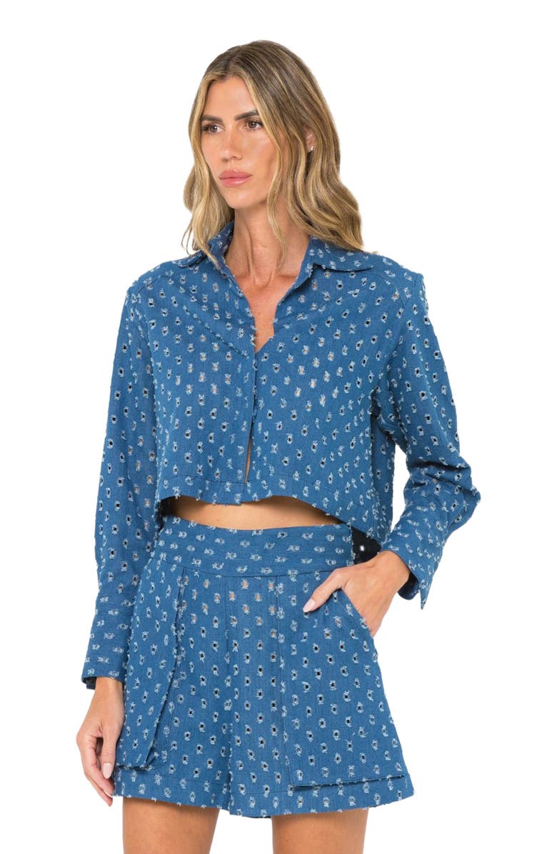 JBQ Pepper Top, Alternate, color, Denim