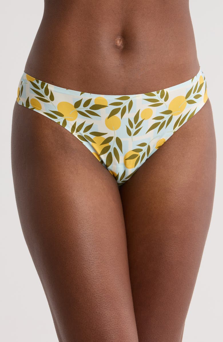 MeUndies Dreamseam Thong, Main, color, Summer Oranges