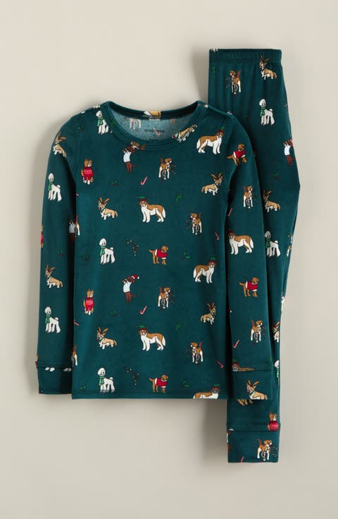 Kids' Tight Fit Fleece Pajama Set