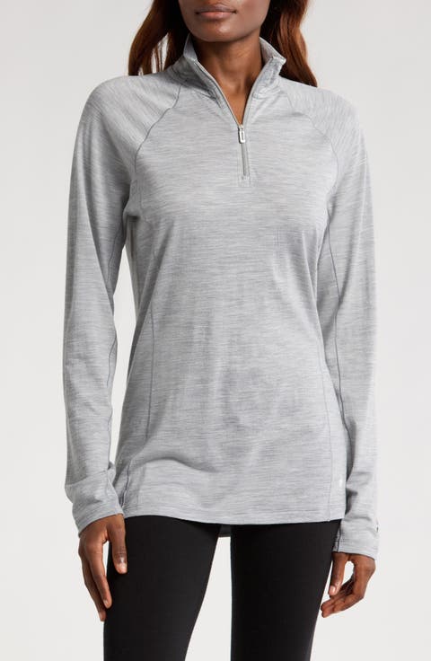 Merino Wool Blend Quarter-Zip