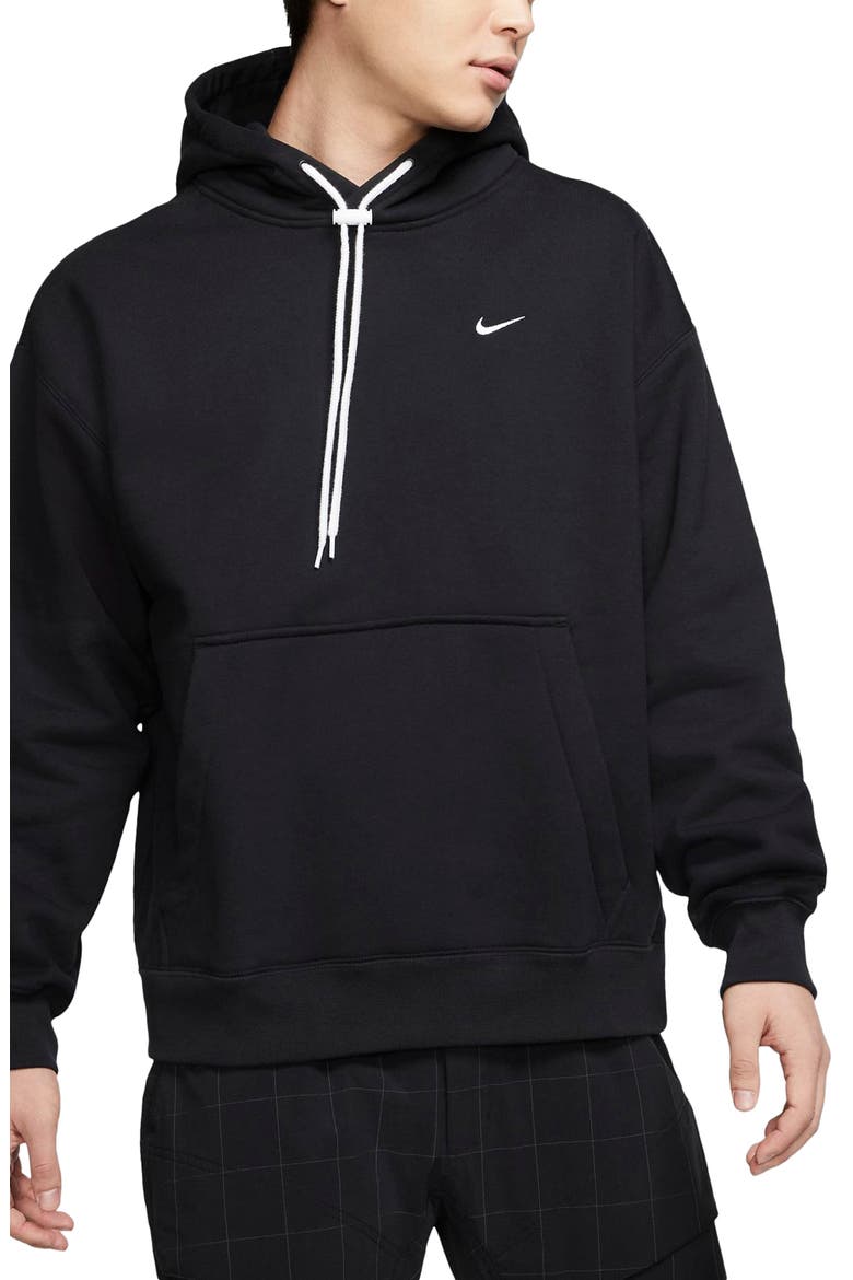Hooded Sweatshirt, Main, color, BLACK/ WHITE