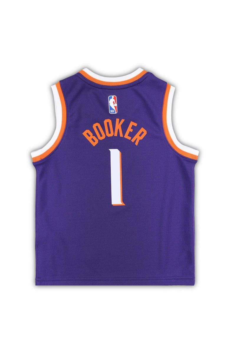 Nike Preschool Nike Devin Booker Purple Phoenix Suns Swingman Player Jersey - Icon Edition, Alternate, color, Purple