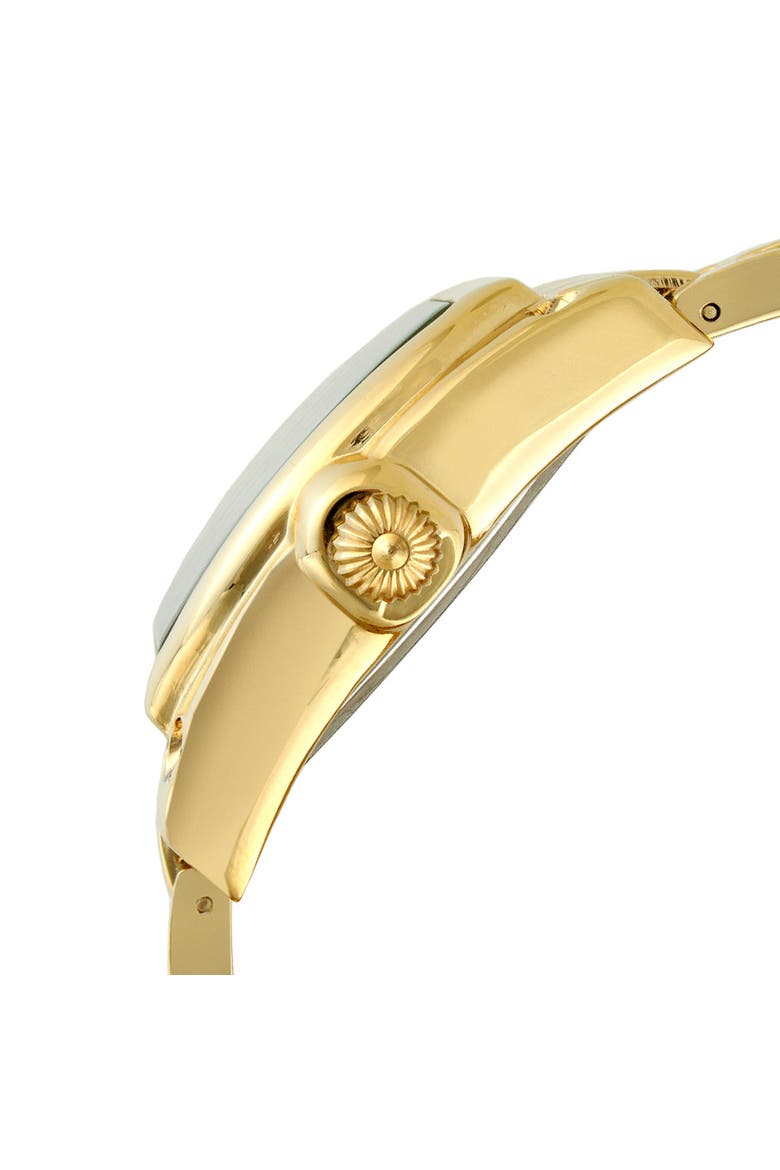 Status Roman Numeral Barrel Bracelet Watch- 36x33MM, Alternate, color, Gold