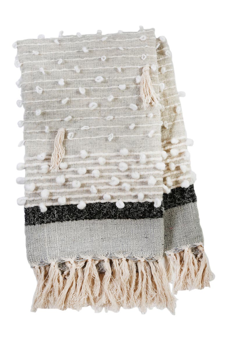 Ziggy Woven Throw Blanket, Main, color, GREY/ CHARCOAL