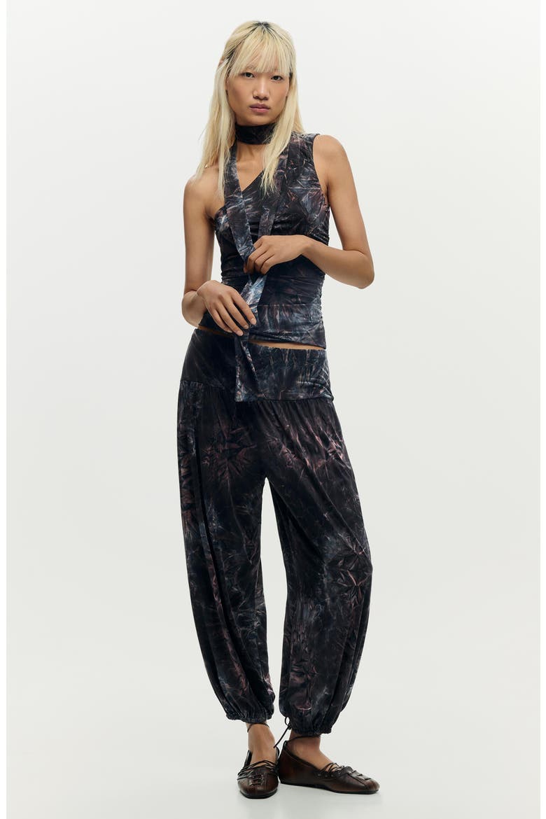 Balloon Pants, Alternate, color, BLACK