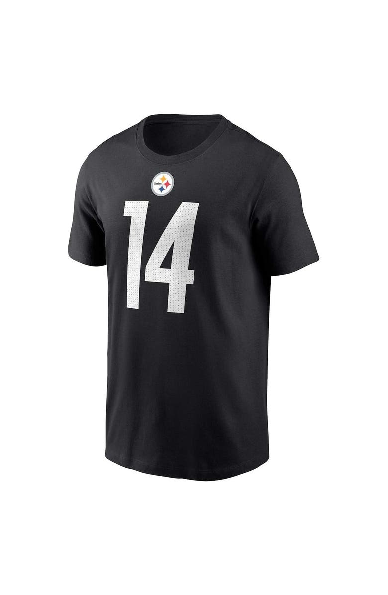 Nike Men's Nike George Pickens  Black Pittsburgh Steelers  Player Name & Number T-Shirt, Alternate, color, Black