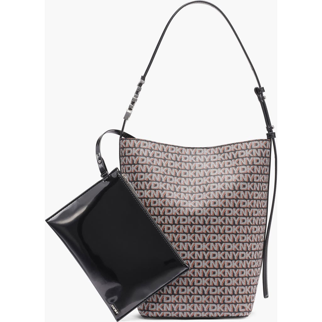 Dkny Avril Bucket Bag In Gray