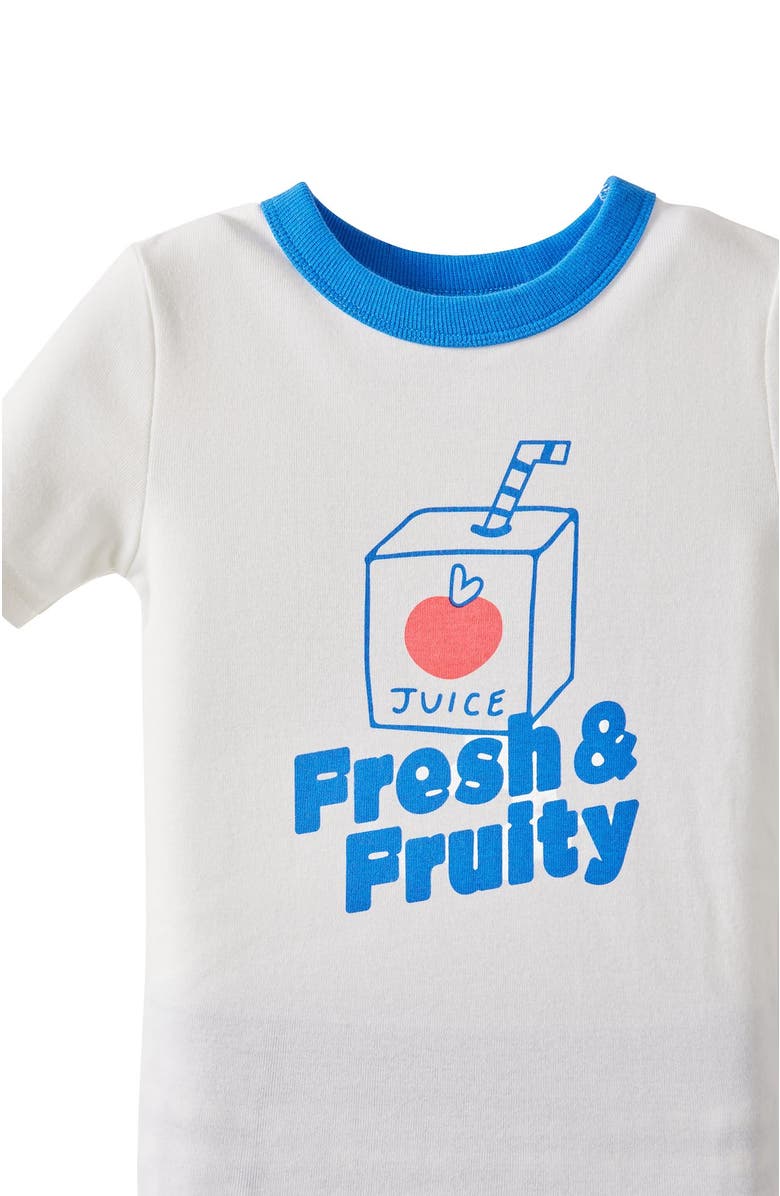 Cotton On Kids Kid's Marley Short Sleeve Pyjama Set, Alternate, color, Harbour Blue Fresh And