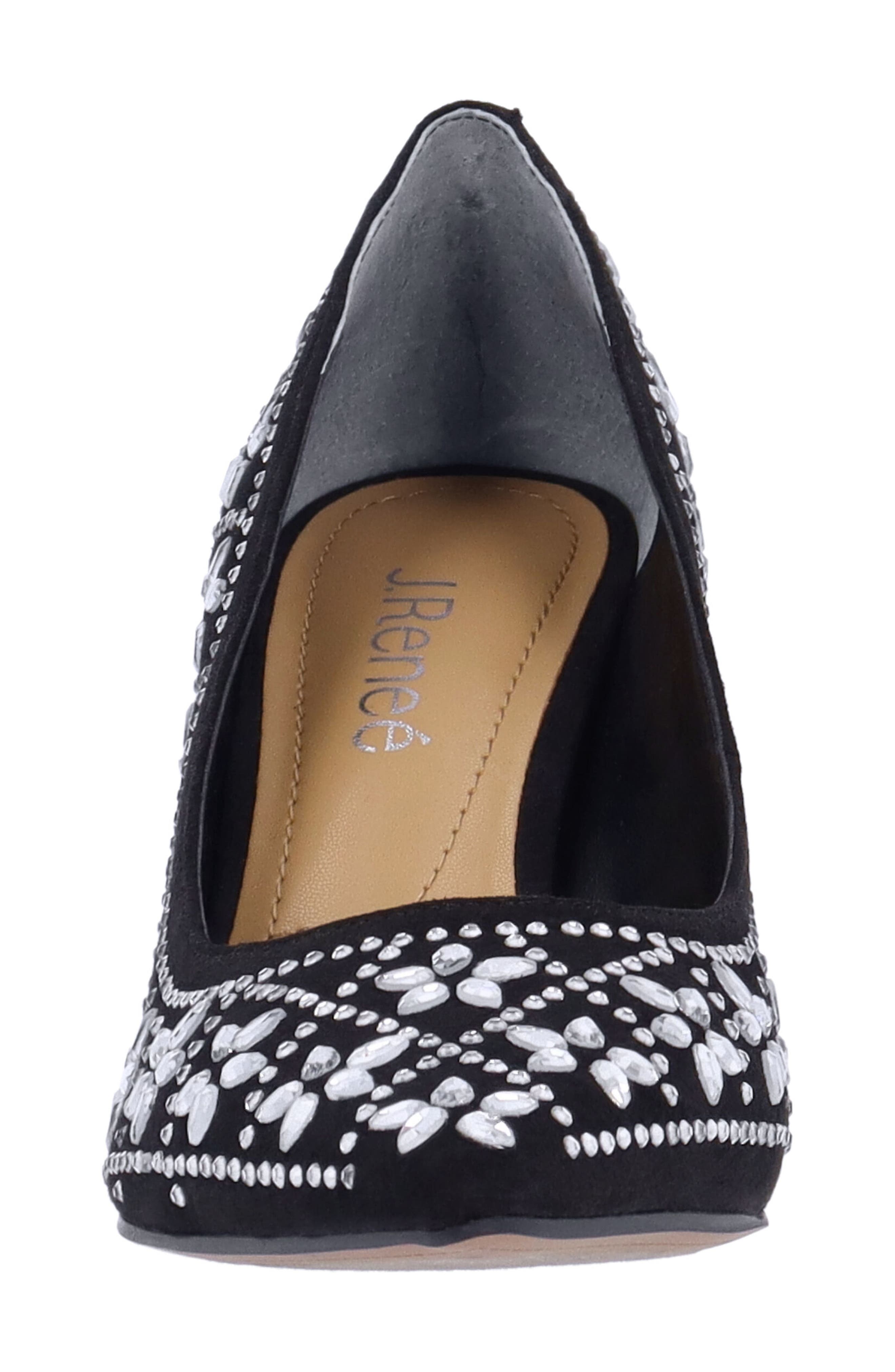 J. Reneé Barlow Pointed Toe Pump, Alternate, color, Black