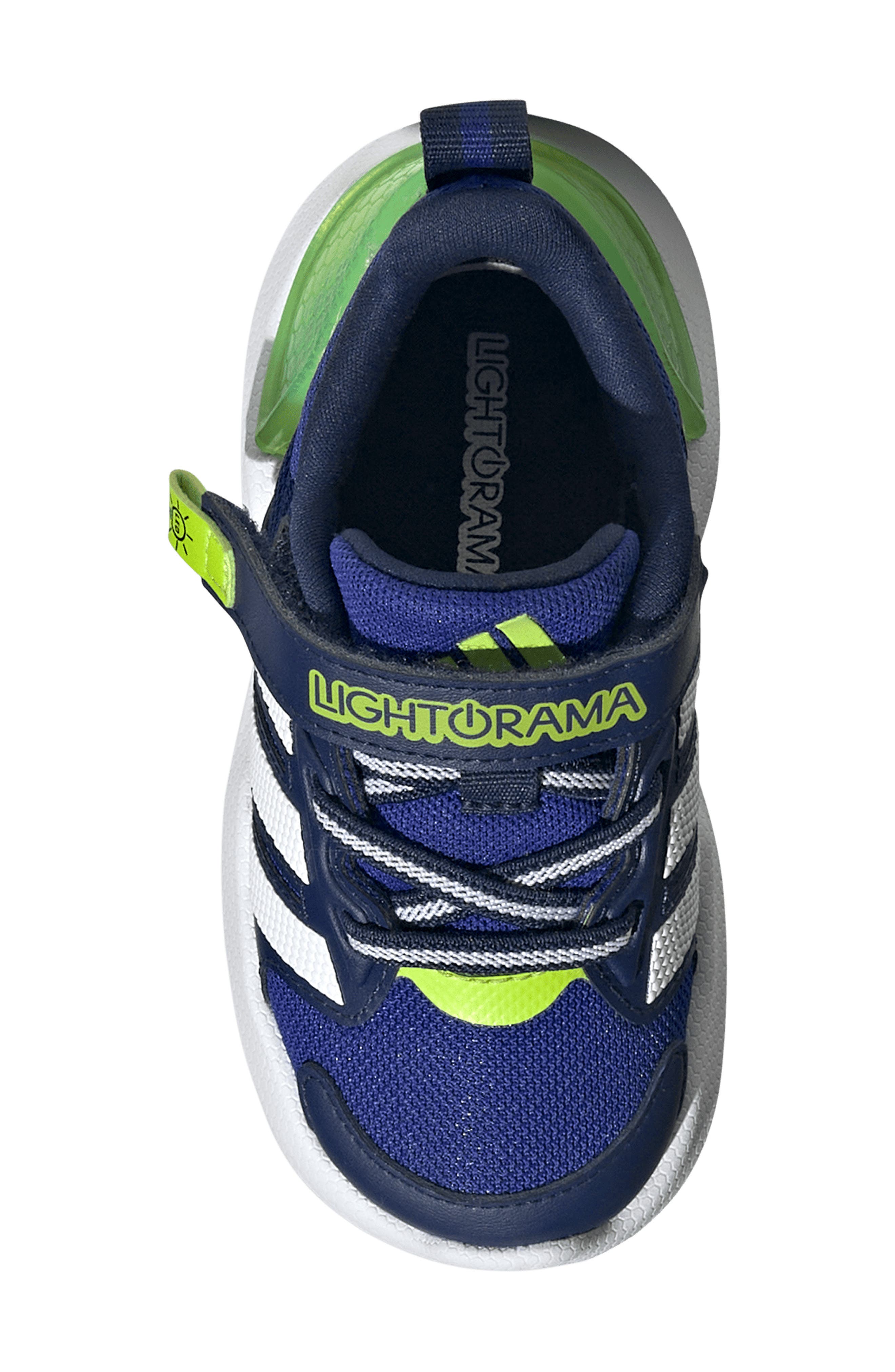 adidas Kids' Lightorama Sneaker, Alternate, color, Blue/Green/White