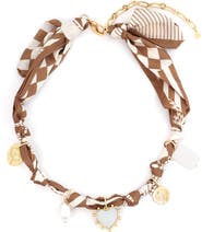 Panacea Charm Scarf Necklace