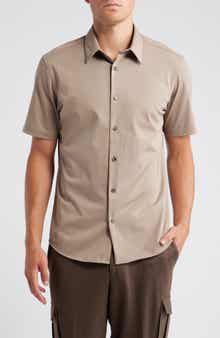 Theory Irving Short Sleeve Button-Up Shirt