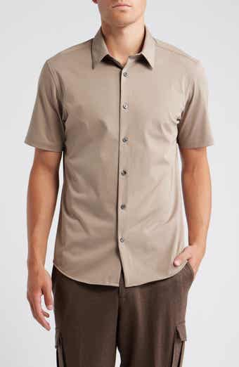 Theory Irving Short Sleeve Button-Up Shirt