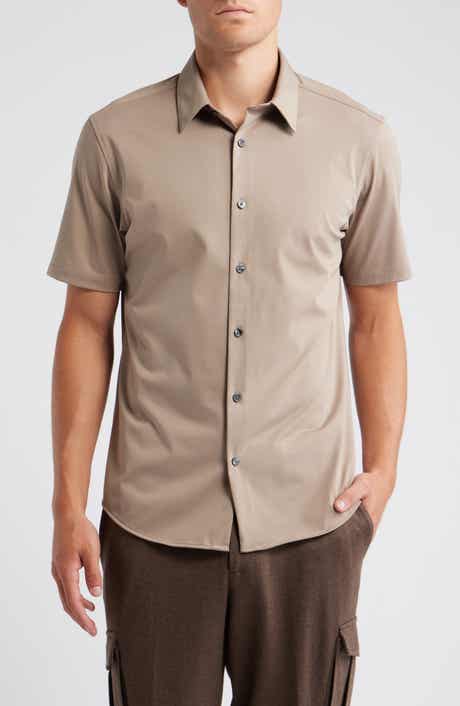 Theory Irving Short Sleeve Button-Up Shirt