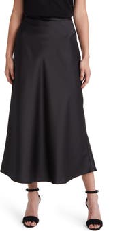 BOSS Vinarea Satin Midi Skirt