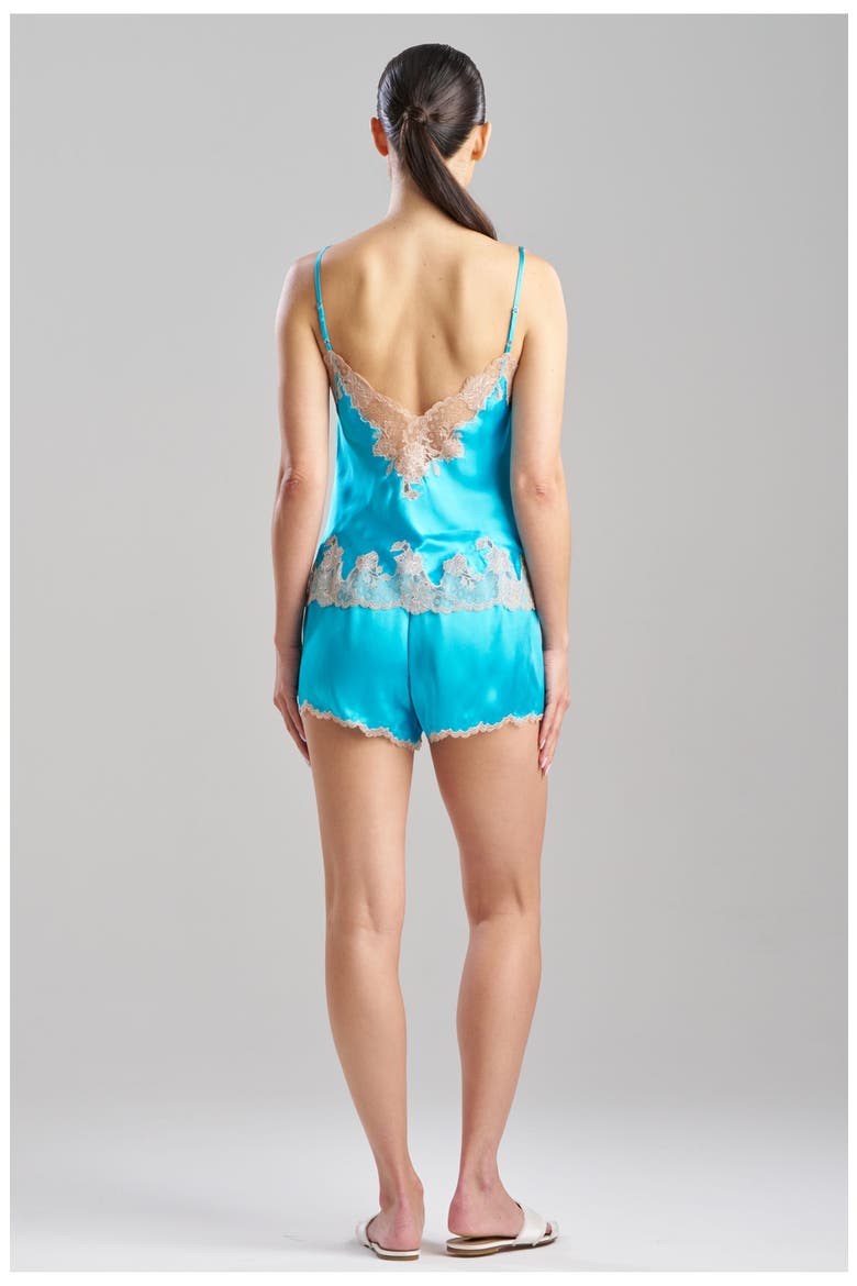 Lolita Lace Cami Short Set, Alternate, color, Azure W/ Nude