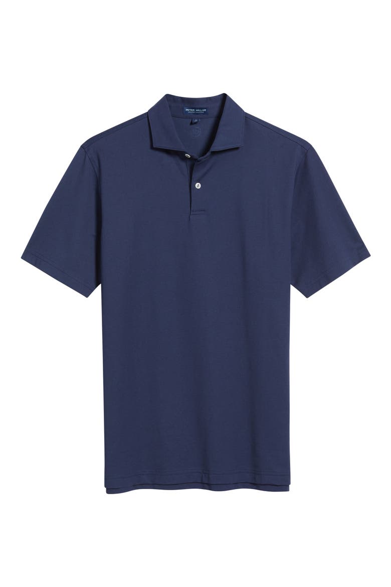 Crown Crafted Albatross Pima Cotton Blend Polo, Alternate, color, NAVY