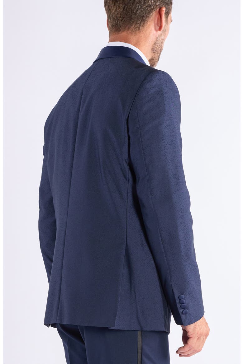 Jacquard Evening Jacket, Alternate, color, NAVY