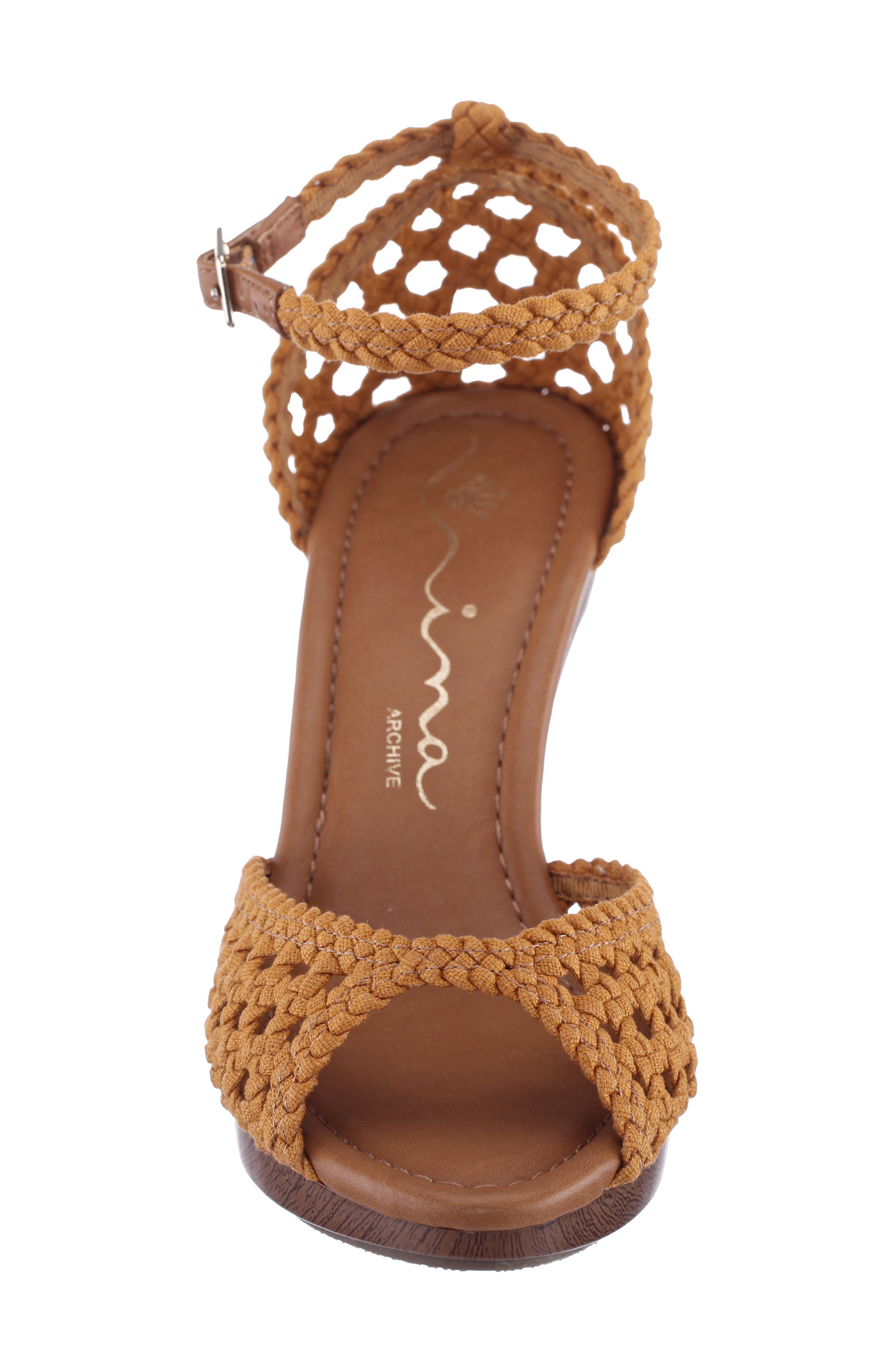 Nina Avenue Ankle Strap Sandal, Alternate, color, Clay