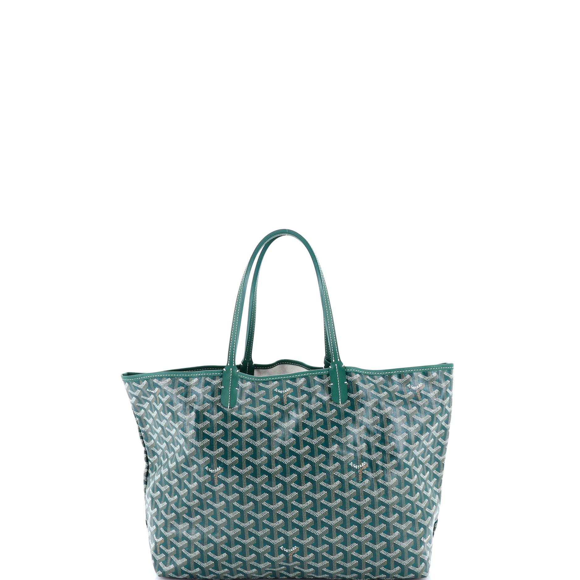 Pre-Owned Goyard Saint Louis Tote Coated Canvas PM, Alternate, color, Green
