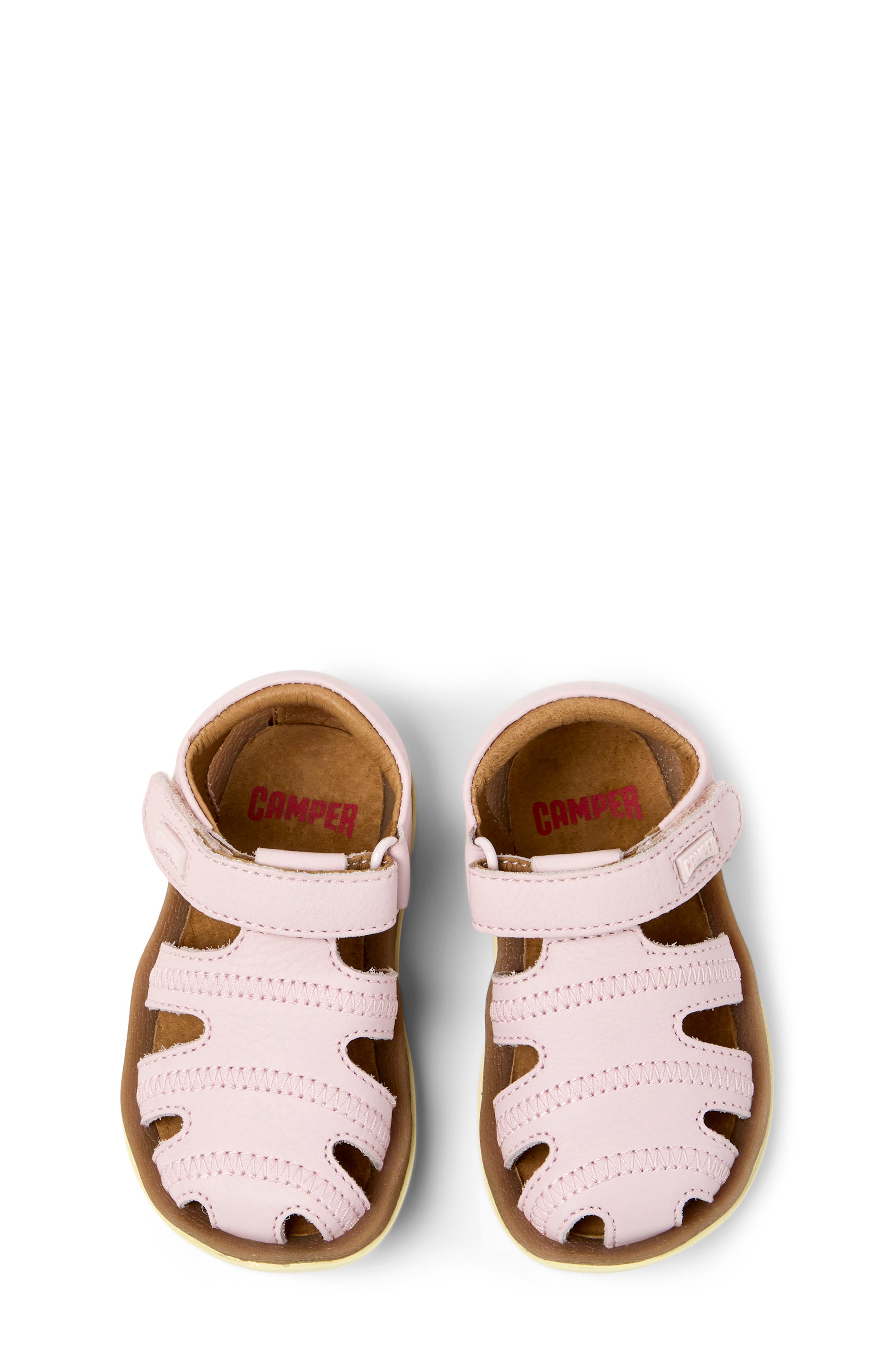 Kids' Bicho Fisherman Sandal, Alternate, color, LIGHT/ PASTEL PINK